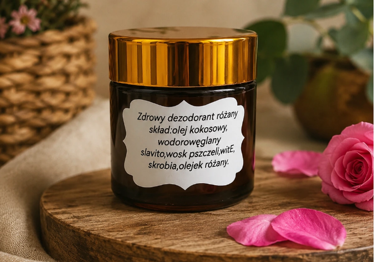 Naturalny dezodorant różany